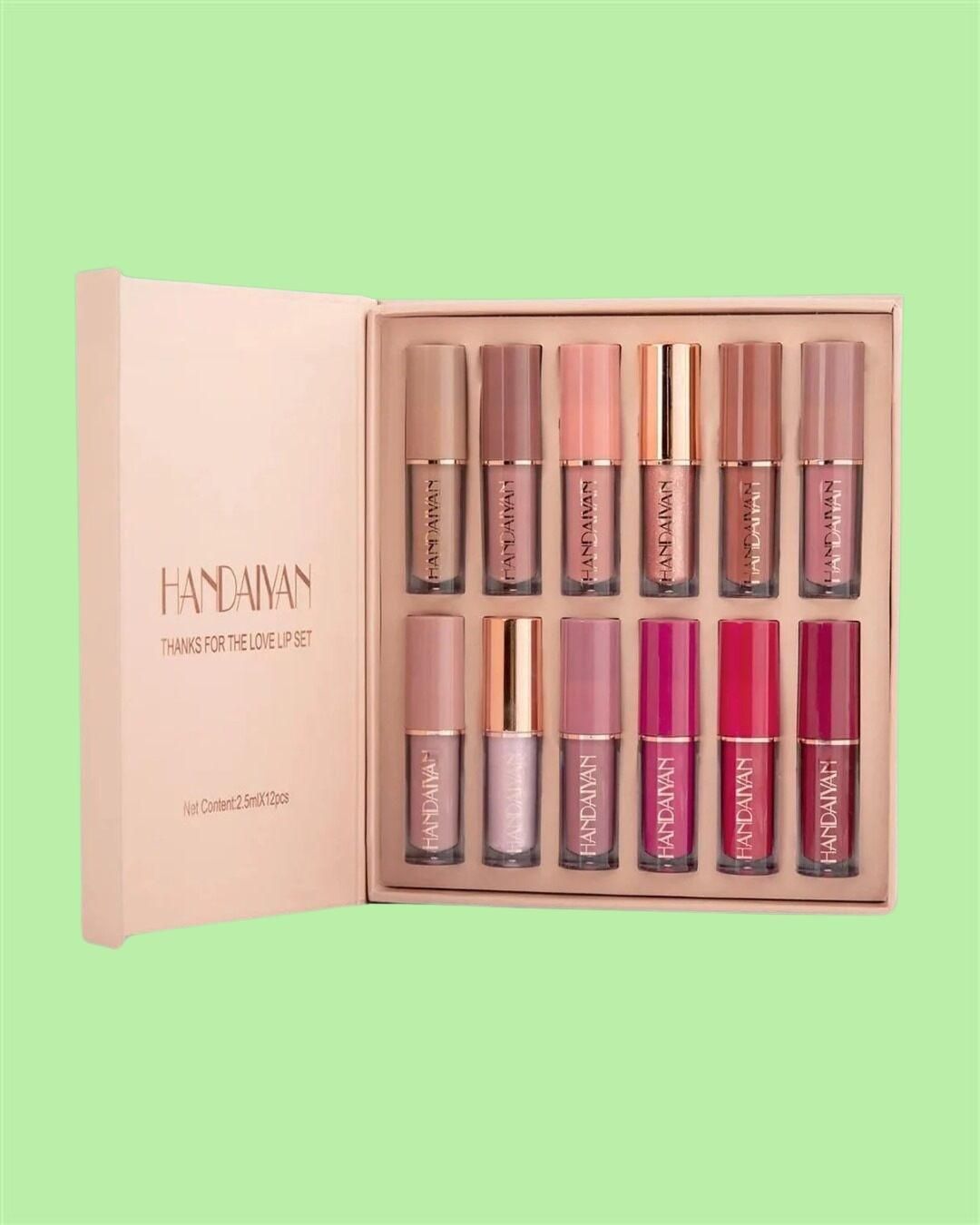 Matte Liquid Lipstick Set 12Pcs