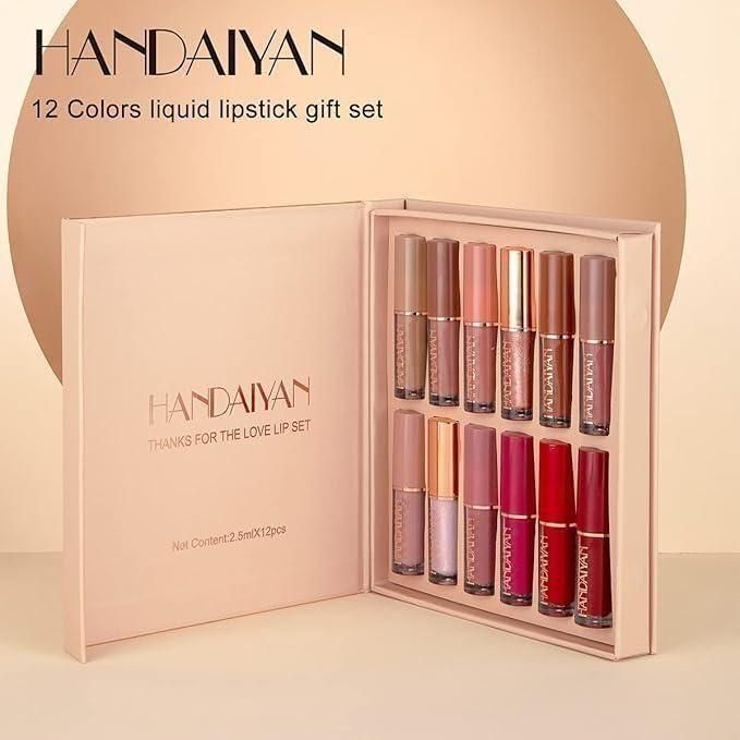 Matte Liquid Lipstick Set 12Pcs