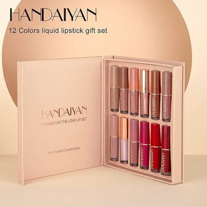 Matte Liquid Lipstick Set 12Pcs