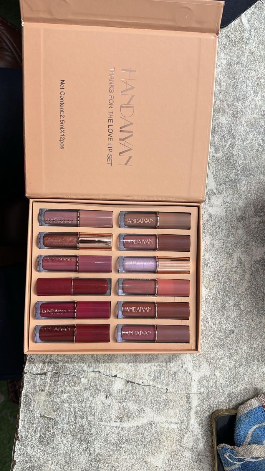 Matte Liquid Lipstick Set 12Pcs